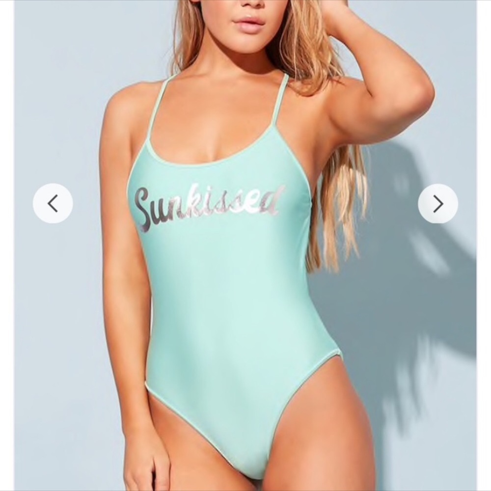 Summer Mint Aqua Sunkissed Swimsuit One piece